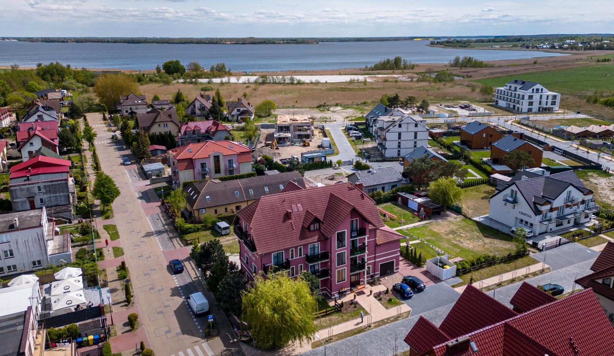 Willa Karmazynowa Przystan Miedzywodzie Bagian luar foto